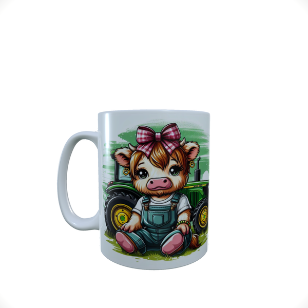 Boeremeisie Green Tractor v2- Coffee Mug