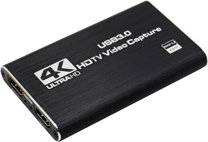 4K USB 3.0 HDTV Video Capture Card - Ultra HD Streaming &amp; Recording Device