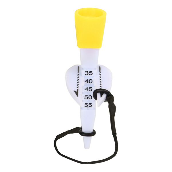 Adjustable Golf Tees 35 55mm Yellow
