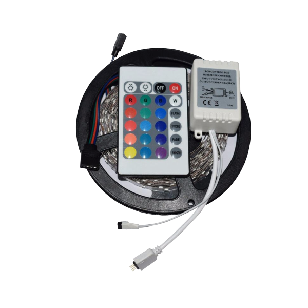 12V DC SMD RGB LED Strip Light With Remote