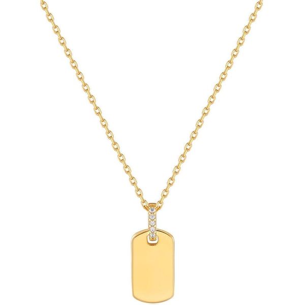 Ania Haie Glam Tag Pendant Necklace