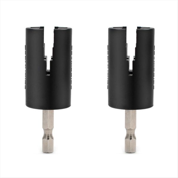 2Pcs Electric Guitar Knob Winder Drill Bit String