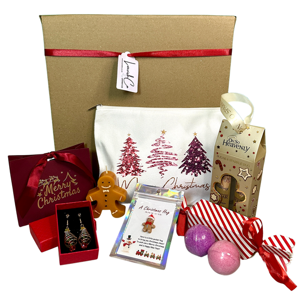 Women's Christmas Gift Set - Luxury Pamper &amp; Accessories Box - Lavish Co