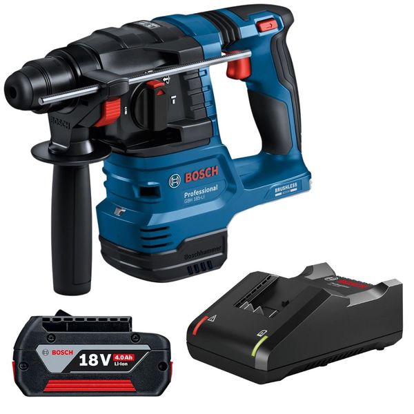 Bosch - Cordless Rotary Hammer (GBH 185) with (4.0Ah) Battery and Charger