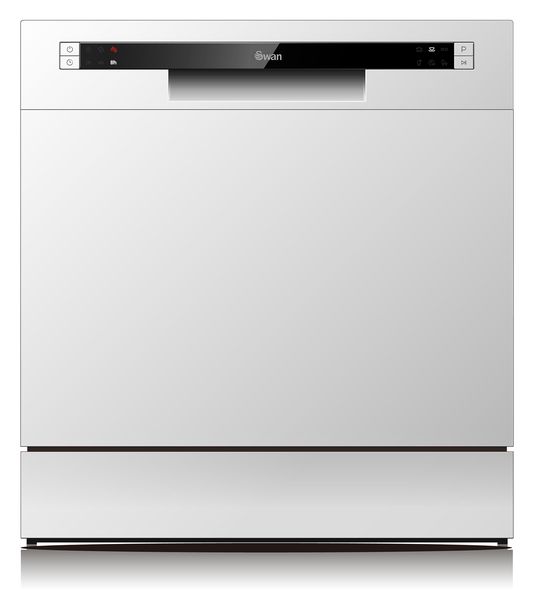 Swan 8 Place Setting Countertop Dishwasher -Washes LARGE 30cm Plates
