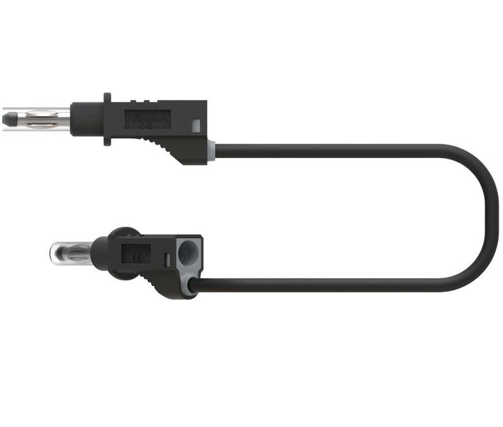 Tenma 76-092 Test Lead, 4mm Stackable Banana Plug, 600 V, 12 A