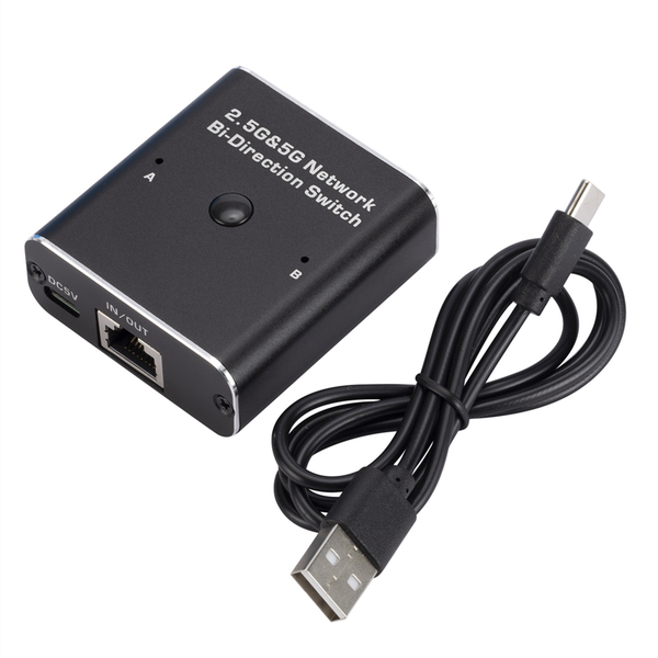 Network Switch Rj45 Network Port 2 in 1 Out Network Cable Sharer