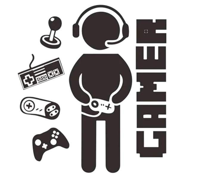 Gamer Wall Art Sticker Vinyl Wall Decal