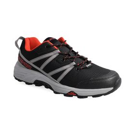 Hi-Tec Men's Trooper XT Trail Running Shoes - Carbon Grey/Dark Grey/Red ...