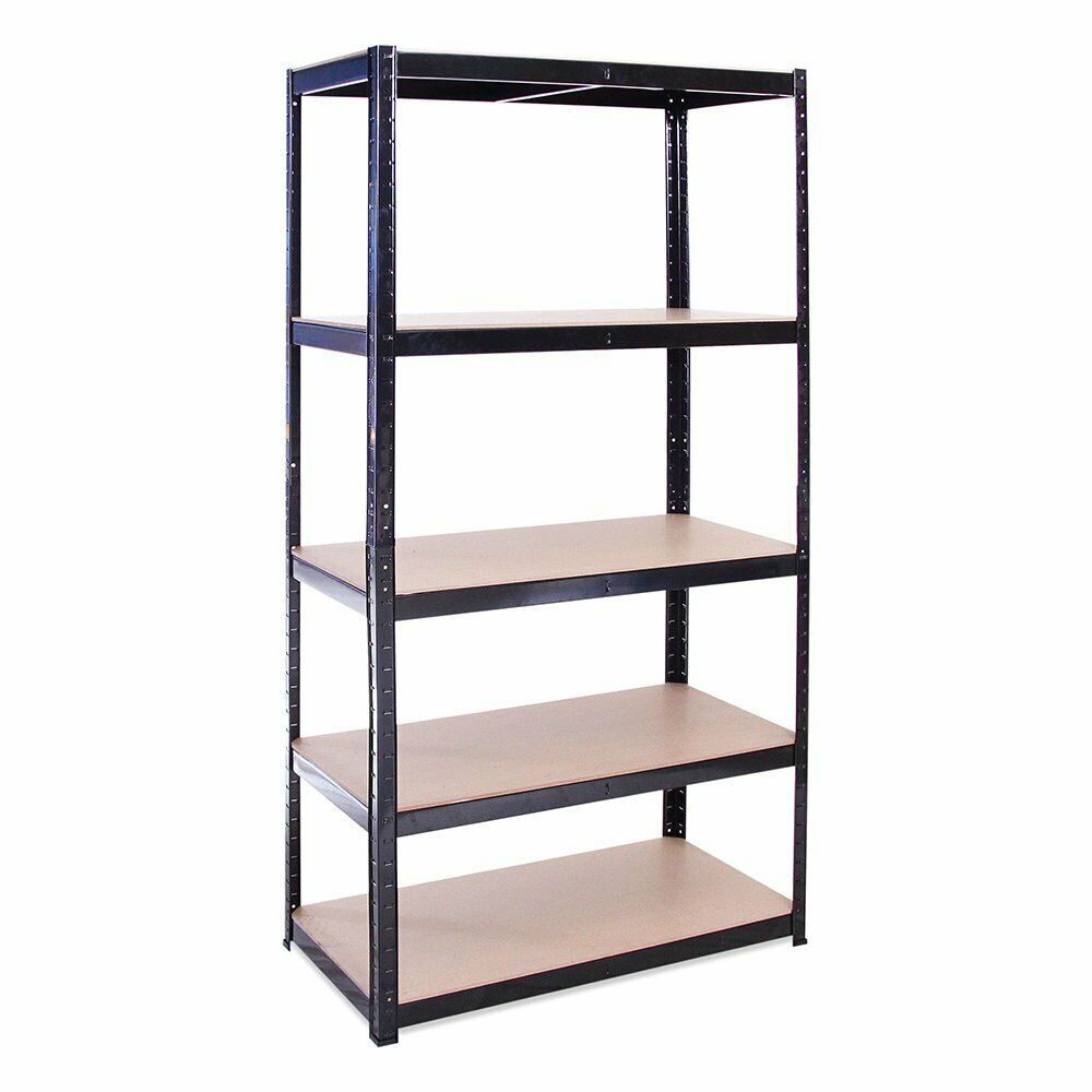 G Rack 5 Tier Shelf Steel Shelving Galvanised & Painted 5Y Wty 1.8x.9x