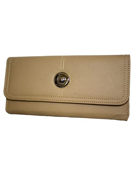 Fino 33-765 Faux Leather Elegant Long Card Holder Purse for Phone