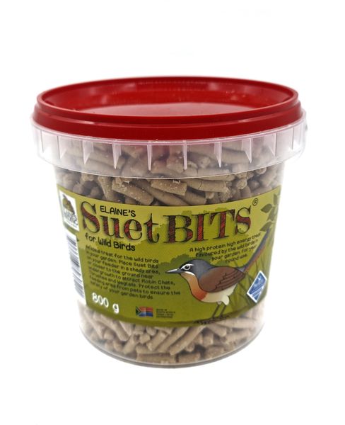 Elaine's Birding Suet Bits Wild Bird Feed - 800G