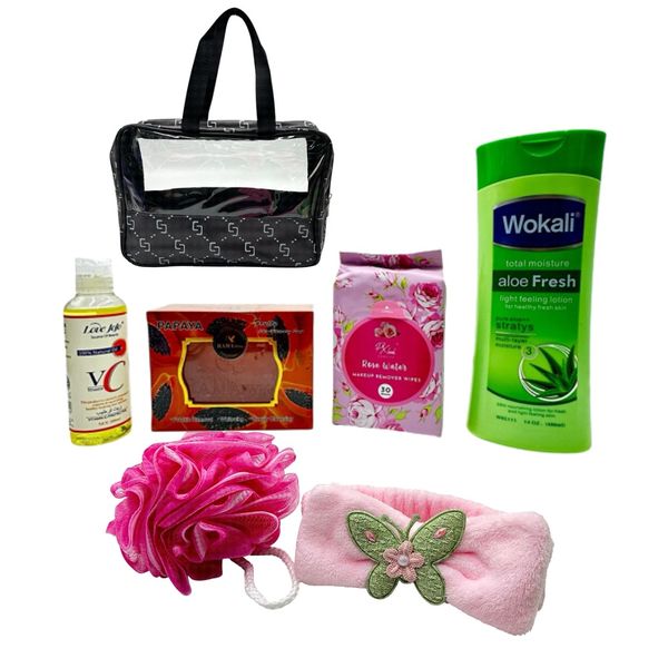 7 Piece Complete Beauty Hamper with Travel Bag