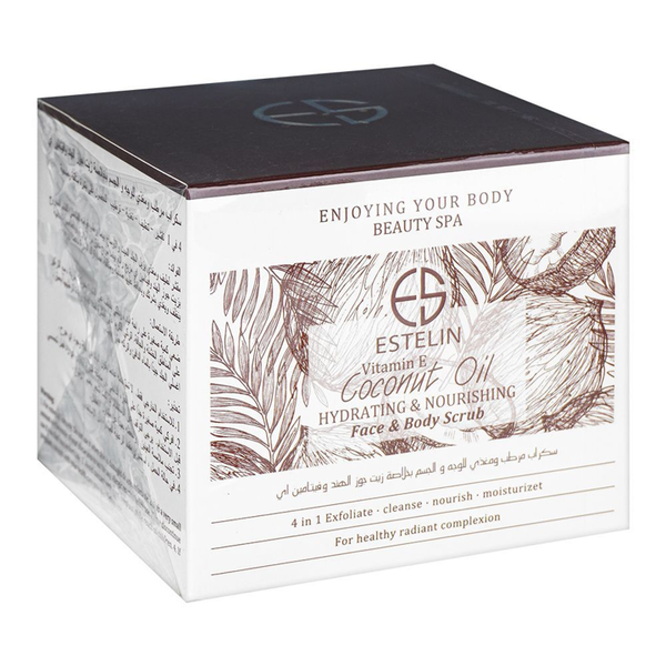 Estelin Coconut Oil Face &amp; Body Scrub