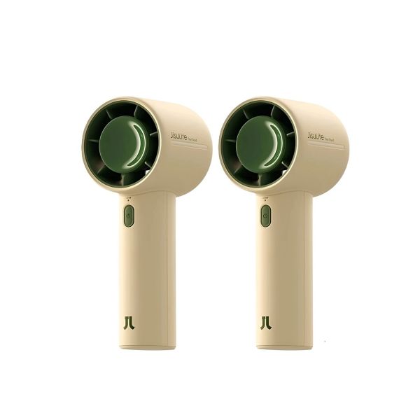 2-Pack of Jisulife Life 10 Handheld Fan: 4000mAh, 5 Speeds, 22-Hr Runtime