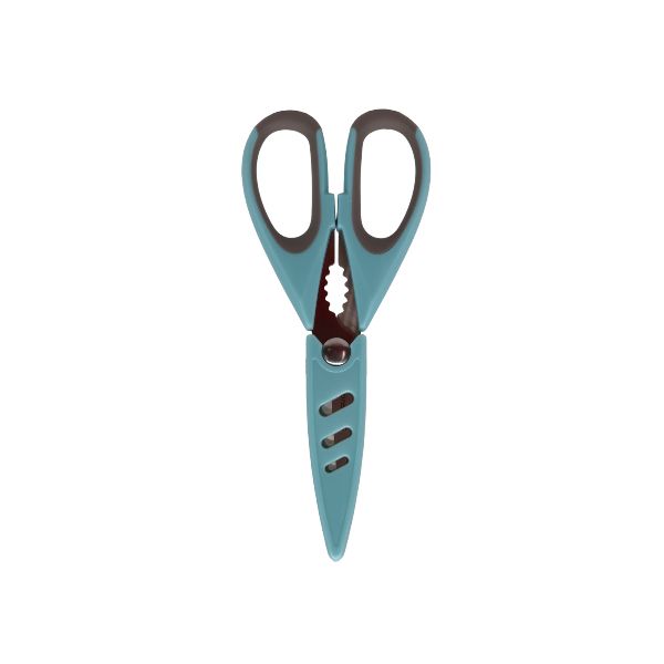 4 In 1 Multifunction Stainless Steel Kitchen Scissor With Cover
