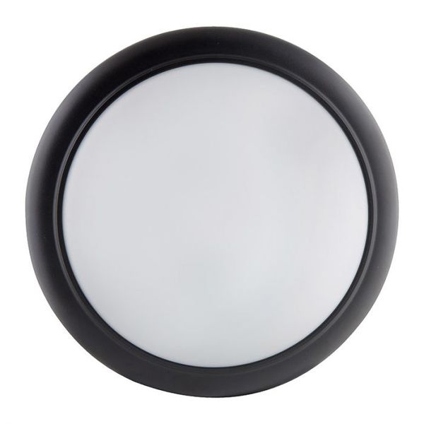 Eurolux - Bulkhead Round Integrated Lamp 15W Black