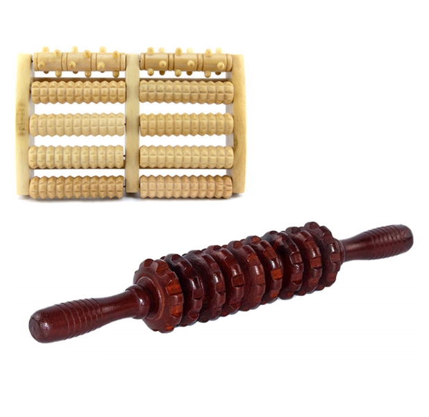 Body Care - Wooden Foot and Body Roller