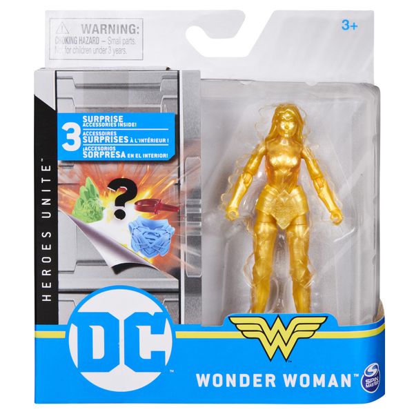 DC Universe Basic 4" Figure - Wonder Woman Gold