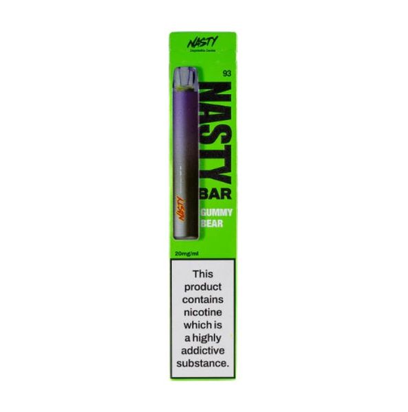 Nasty 600 Puffs Disposable Vape 20MG - Gummy Bear