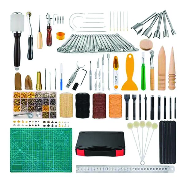 YB Sparkle - Leather Tool Set Engraving, Sewing, Punching Combination
