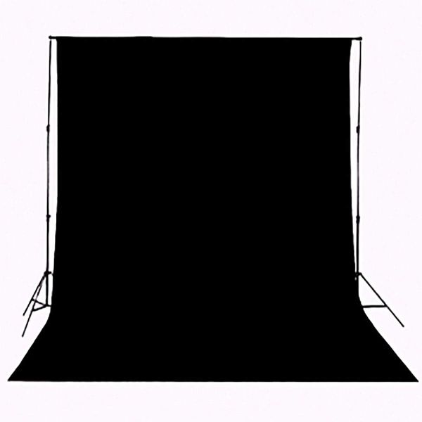 Neewer 3X6M Black Polyester Fabric Backdrop image