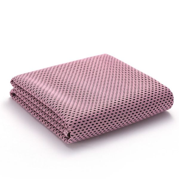 Cooling Towel Chilly Pad Ice Scarf for Yoga, Gym - 30 x 100cm (Pink)