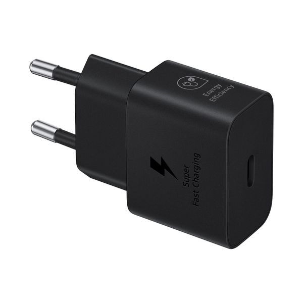 Samsung Original GaN USB-C Wall Charger 25W Without Cable - Black