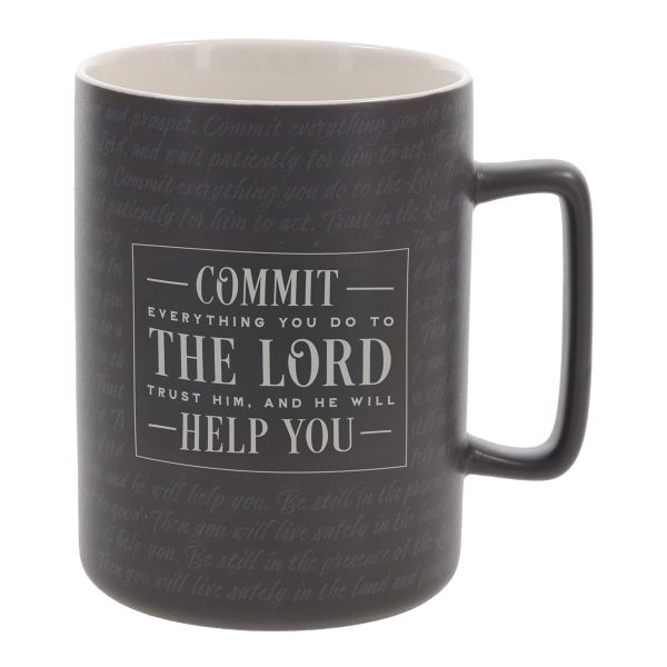 Mug - Commit Everything You Do to the Lord Trust Him, and He Will Help You