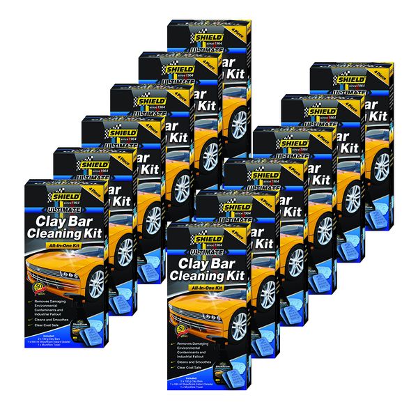 Shield Clay Bar Cleaning Kit - 12 Pack