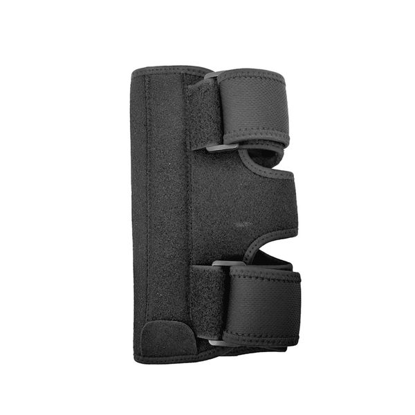 Elbow Sleep Support Stabilizer with 2 Removable Metal Splints - Black