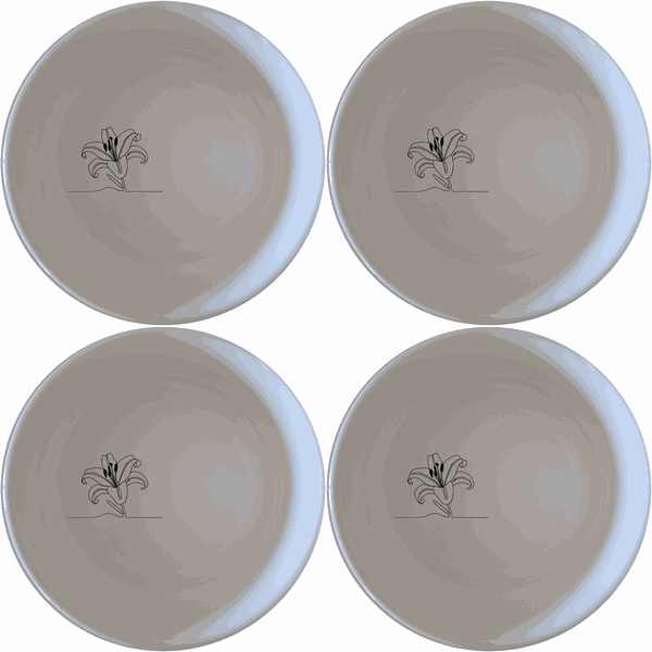 White Easter Lilly Bowl Set of 4 - Range 1