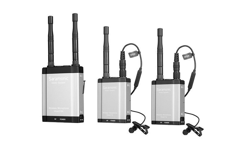 Saramonic Vlink2 Kit2 (TX+TX+RX) 2.4GHz Wireless Microphone System