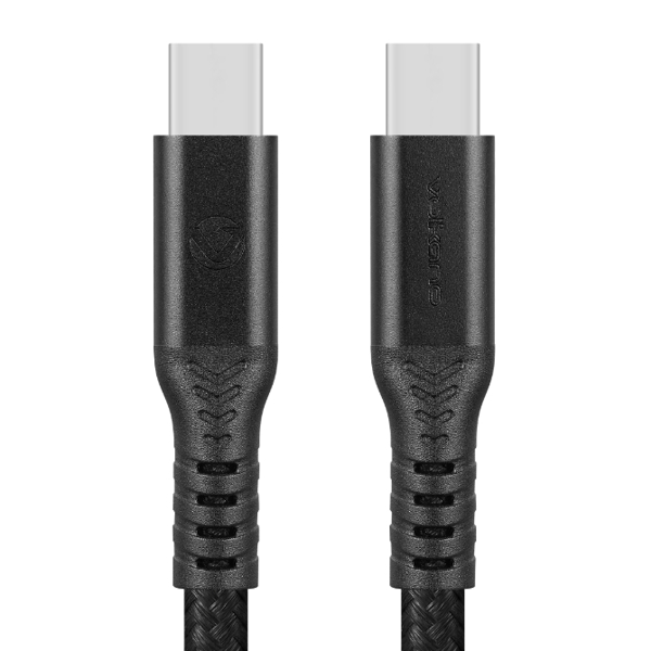 Volkano Weave Series Certified USB-C to USB-C 240W 20Gbps 2m-black