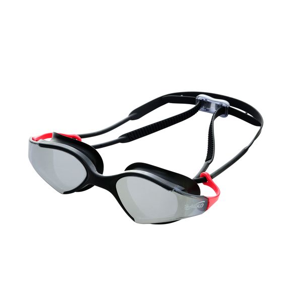 Saeko Blade Mirror Adult Goggles - Black &amp; Red