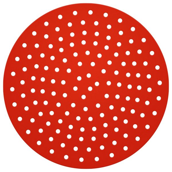 Silicone Non Stick Air Fryer Liner BPA-Free Mat Round - Red