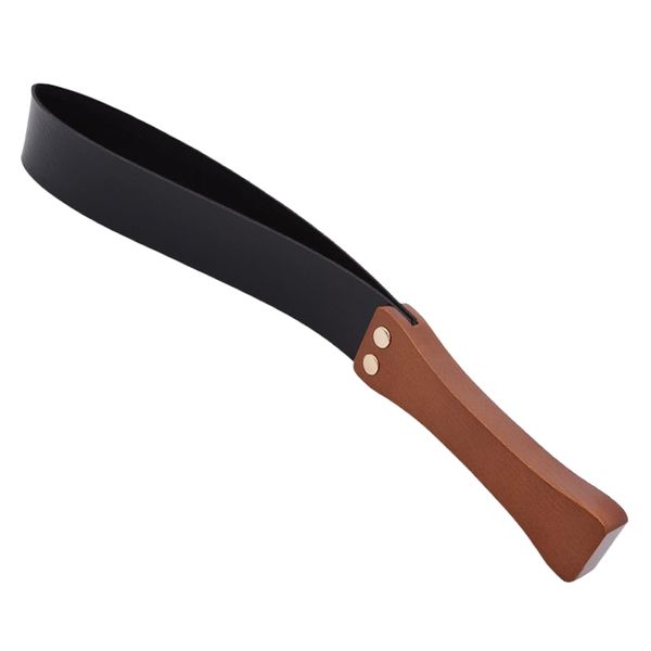 Pet Horse Anti Slip Leather Equestrian Riding Crop Whip (48cm)