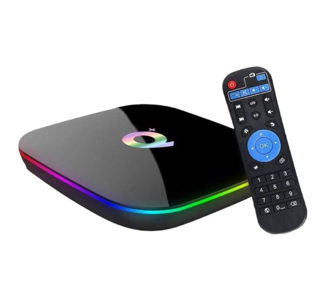Android 9.0 TV Box 4GB RAM 32GB ROM, Q Plus Android Box H6