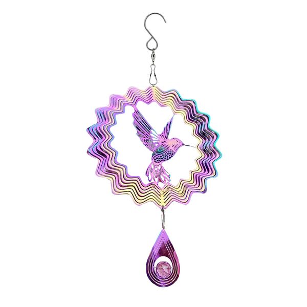 3D Bird Wind Spinner Hanging-Ornament for Indoor Outdoor Garden Decoration