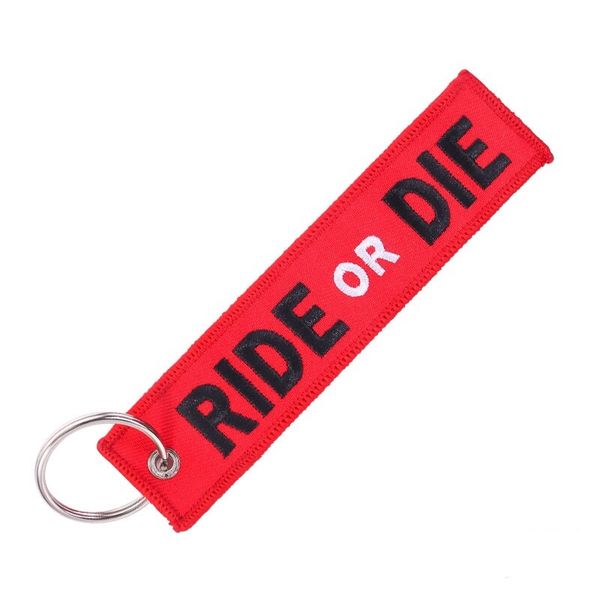 Ride or Die Motor Bike Key Ring Gift