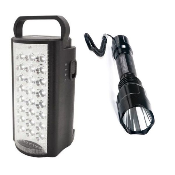 LED Rechargeable Lantern and Xtreme Pocket Torch Set