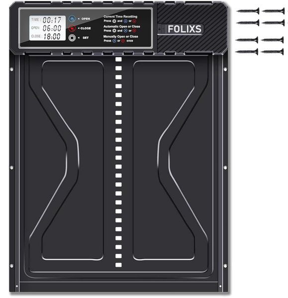 Automatic Chicken Coop Door with Timer and Smart Anti-Pinch Function