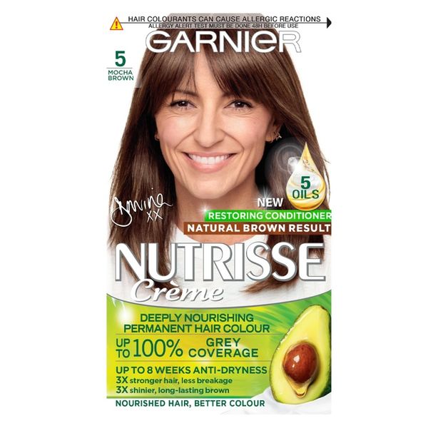 Garnier Nutrisse Permanent Hair Dye 5.0 Mocha Brown