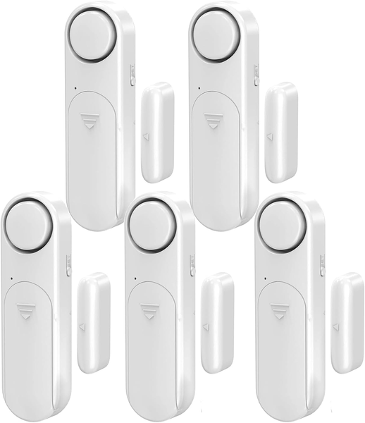 Window And Door Alarm When Opened (5 Pack) For K image