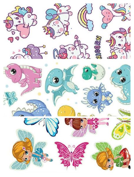 Kids Tattoos Mixed Luminous Pack - Party Time