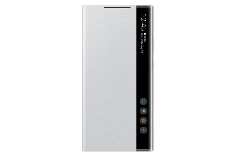 Samsung Galaxy Note20 Ultra Clear View Case-Mystic Gray