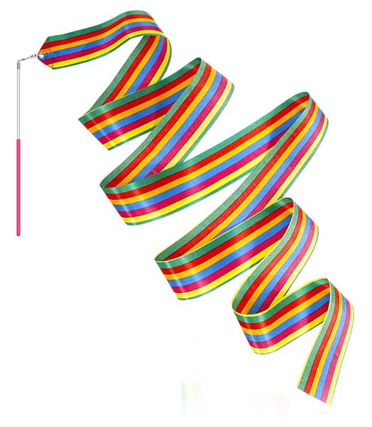 Rainbow Adult Gymnastic Ribbon – 4 m