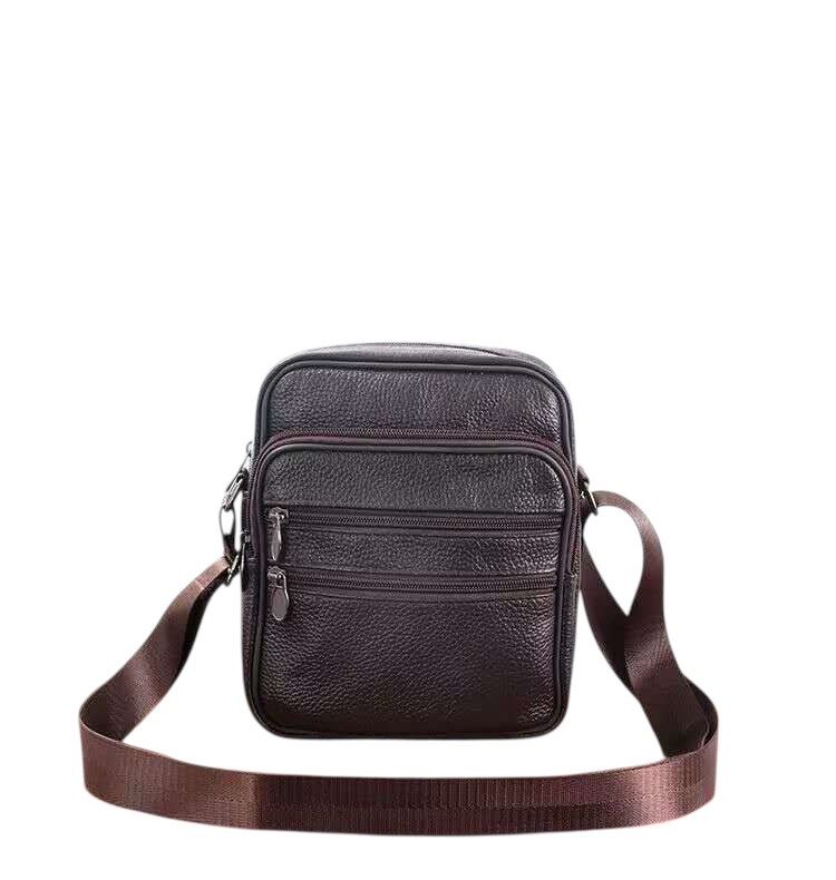 Genuine Leather Crossbody Shoulder Bag - SP09