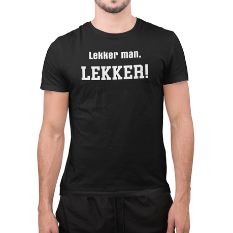 T shirt lekker man sale