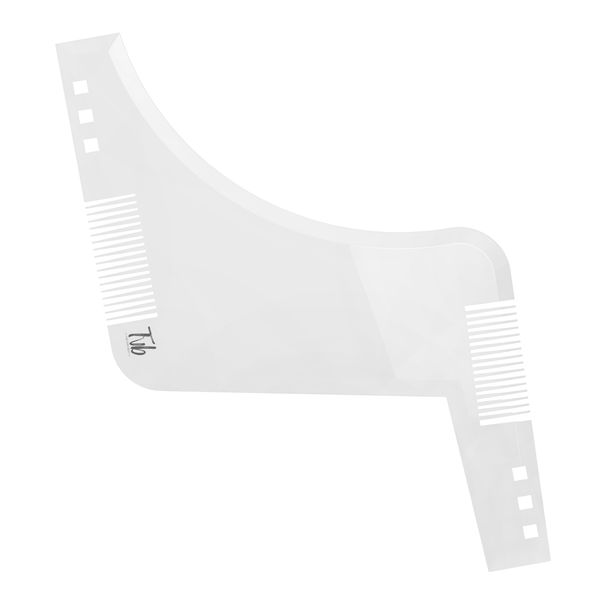 Tvb White Beard Shaping Styling Grooming Template &amp; Comb